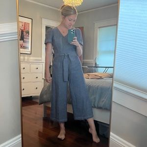 Gal Meets Glam Chambray Jumpsuit- Size 0